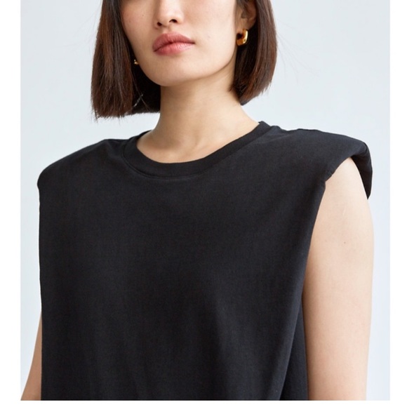 Babaton Shoulder Pad Summer Tank Dress - Picture 2 of 5